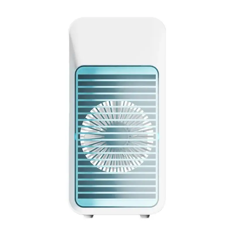 

Portable Air Conditioner Personal Air Cooler Fan With Colorful Night Lights Desk Fan Table Fan With 3 Speeds Quiet Personal Air