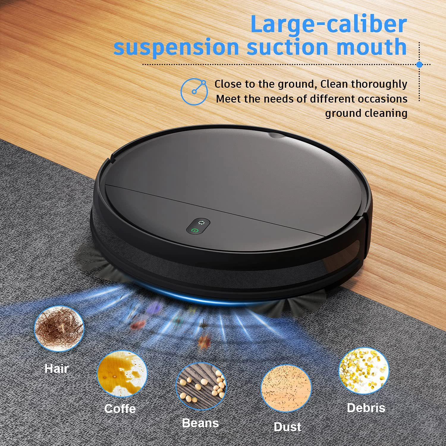TIZETH Smart Sweeper Robot Vacuum cleaner Wireless Autocharge Floor Sweeping Cleaning Machine For Home Appliance Robot Vaccum
TIZETH Smart Sweeper Robot Vacuum cleaner Wireless Autocharge Floor Sweeping Cleaning Machine For Home Appliance Robot Vaccum