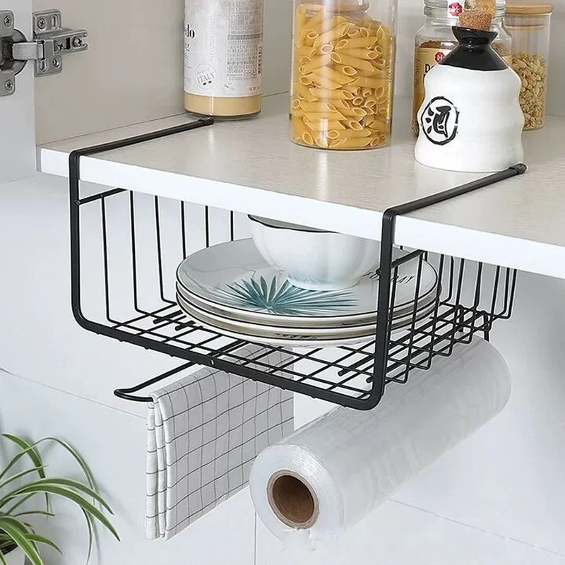 Kitchen Accessories Creative Cabinet Hanging Basket Hanging Rack Metal Supplies Kitchen Shelves Hang Storage Organizer
Kitchen Accessories Creative Cabinet Hanging Basket Hanging Rack Metal Supplies Kitchen Shelves Hang Storage Organizer