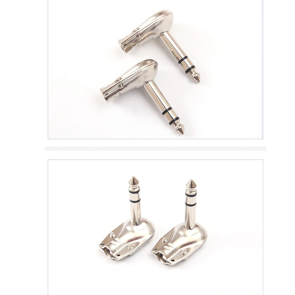 4Pcs 6.35mm Stereo TRS Right Angle Guitar Plug Flat Male Connector Stringed Instruments For Microphones Audio Equipment
4Pcs 6.35mm Stereo TRS Right Angle Guitar Plug Flat Male Connector Stringed Instruments For Microphones Audio Equipment