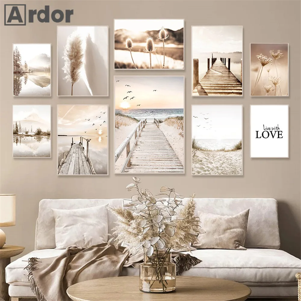 Beige Scenery Bridge Painting Poster Lake Wall Art Canvas Print Reed Posters Bird Sunset Nordic Wall Pictures Living Room Decor
Beige Scenery Bridge Painting Poster Lake Wall Art Canvas Print Reed Posters Bird Sunset Nordic Wall Pictures Living Room Decor