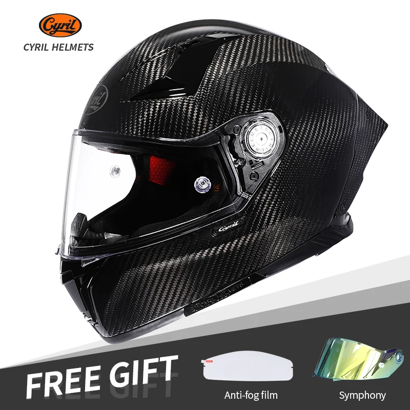 

Cascos Certified DOT Safety Full Face Motorcycle Helmet Cyril 2024 New Man Lightweight Bright Visor Moto Accessories Helmets