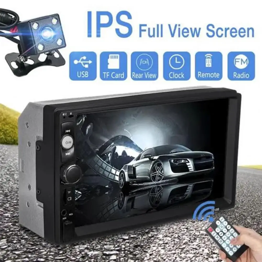 7010B Car MP5 Player 7-inch IPS Capacitive Screen FM Bluetooth-compatible Hands-Free Call Carplay Backup Camera Car Video Player
7010B Car MP5 Player 7-inch IPS Capacitive Screen FM Bluetooth-compatible Hands-Free Call Carplay Backup Camera Car Video Player