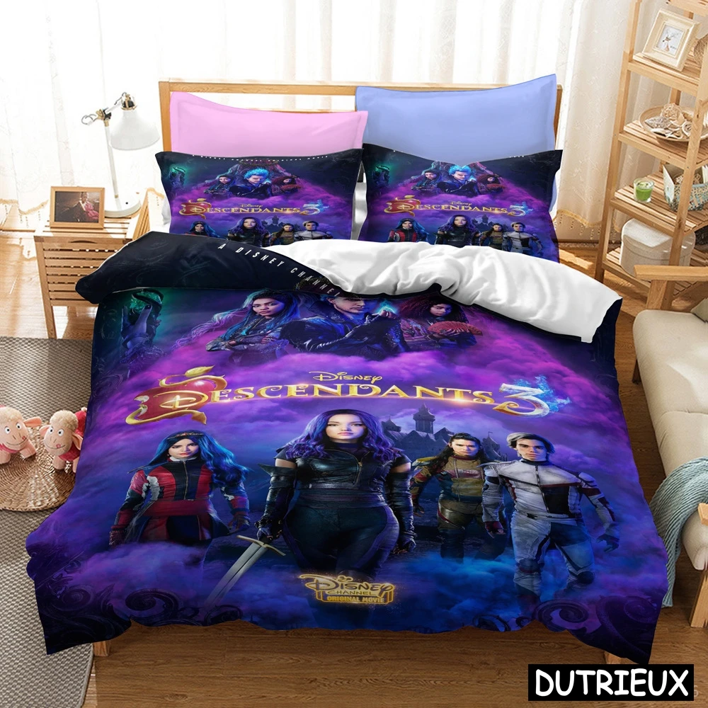 Disney Descendants 3 3D Printed Bedding Set Queen King Size Duvet Cover Set Soft Comforter Cover With Pillowcase Home Textile
Disney Descendants 3 3D Printed Bedding Set Queen King Size Duvet Cover Set Soft Comforter Cover With Pillowcase Home Textile