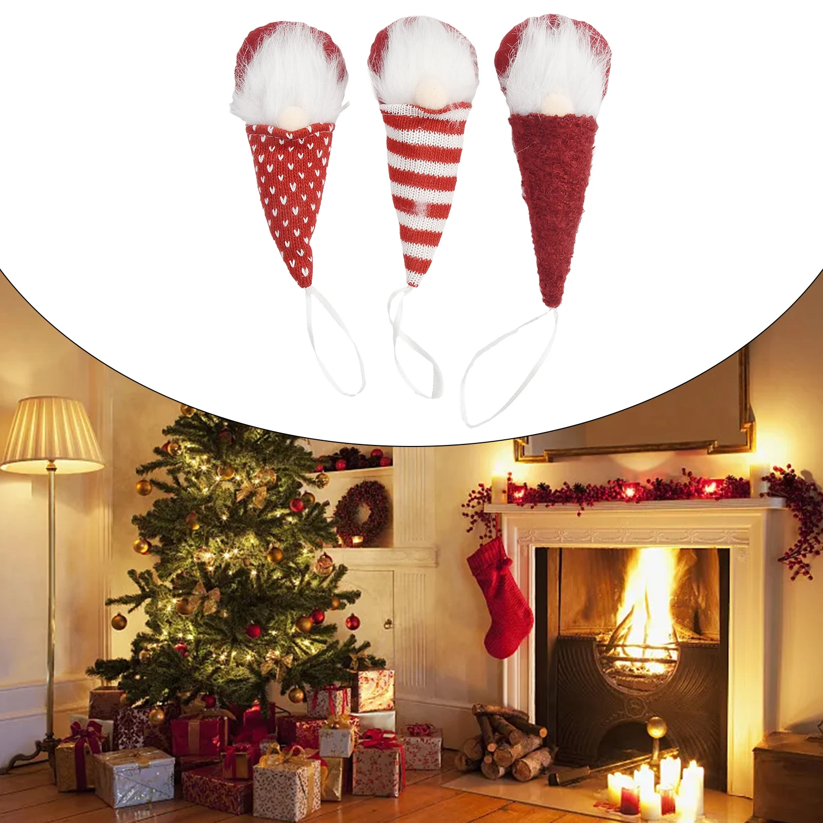Santa Christmas Decor Kid\\'s Room School Or Office Decoration Christmas-themed Party 15*6*4cm 3pcs Knitted Pendant
Santa Christmas Decor Kid\\'s Room School Or Office Decoration Christmas-themed Party 15*6*4cm 3pcs Knitted Pendant