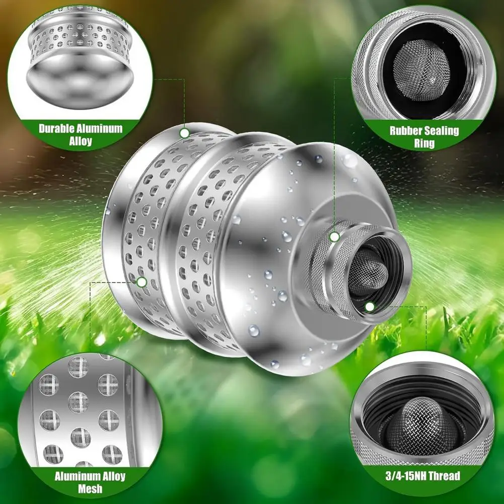 Metal Watering Soaker Sprinkler Aluminum Alloy Bubbler Sprinkler Head for Gentle Garden Watering Corrosion for Efficient
Metal Watering Soaker Sprinkler Aluminum Alloy Bubbler Sprinkler Head for Gentle Garden Watering Corrosion for Efficient