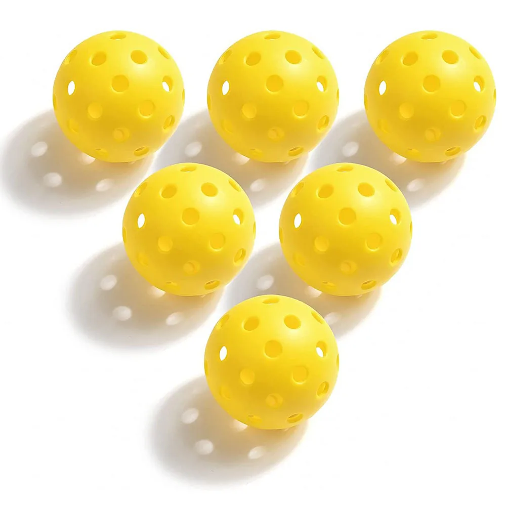 6 Pcs Pickleball Durable Outdoor Tournament Competition Ball Pickleballs 40 Holes Outdoor for Training Pickleball Accessories
6 Pcs Pickleball Durable Outdoor Tournament Competition Ball Pickleballs 40 Holes Outdoor for Training Pickleball Accessories