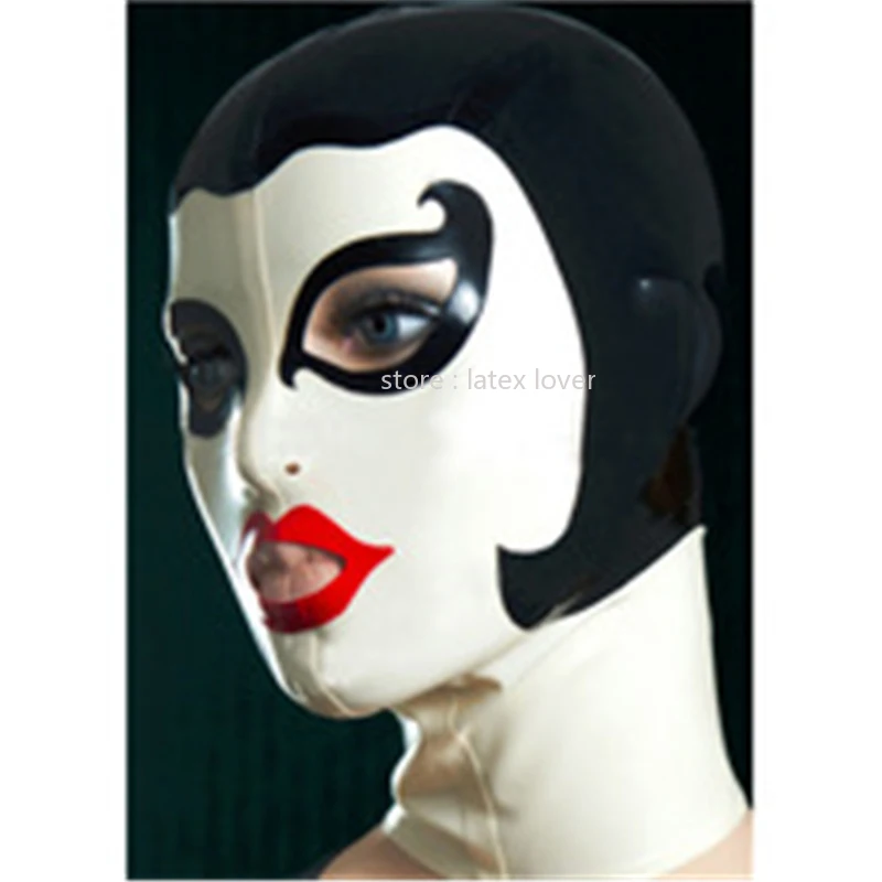 Latex Mask Rubber Hoods Open Eyes Mouth Nose with Trims Halloween Mask Fetish Customized XS-XXL Women Cosplay Custumes
Latex Mask Rubber Hoods Open Eyes Mouth Nose with Trims Halloween Mask Fetish Customized XS-XXL Women Cosplay Custumes