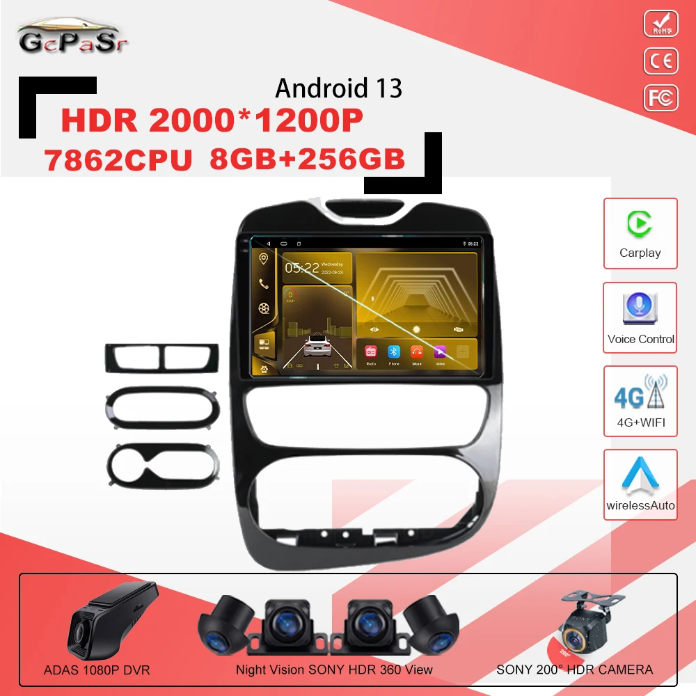 Android13 автомобильный радиоприемник для Renault Clio 4 BH98 KH98 2012-2018 7862CPU автомобильный монитор 8 256gCarplay RDS GPS Встроенный Wi-Fi Радио DVD плеер
Android13 автомобильный радиоприемник для Renault Clio 4 BH98 KH98 2012-2018 7862CPU автомобильный монитор 8 256gCarplay RDS GPS Встроенный Wi-Fi Радио DVD плеер