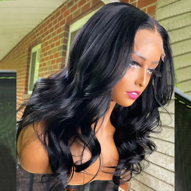 

Bombshell Short Loose Wave Synthetic 13x4 Lace Front Wig Glueless Luxe Queen Heat Resistant Fiber Hair For Black Women Wear Go