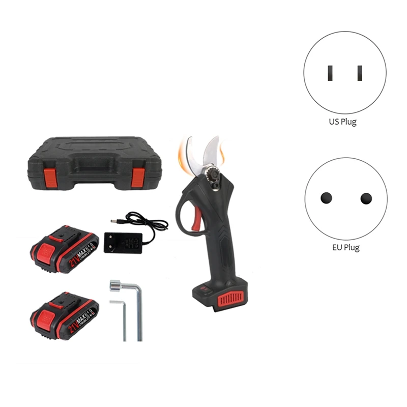 4 Gear Electric Cordless Pruner Pruning Shear With 6000Mah Lithium-Ion Battery Efficient Fruit Tree
4 Gear Electric Cordless Pruner Pruning Shear With 6000Mah Lithium-Ion Battery Efficient Fruit Tree