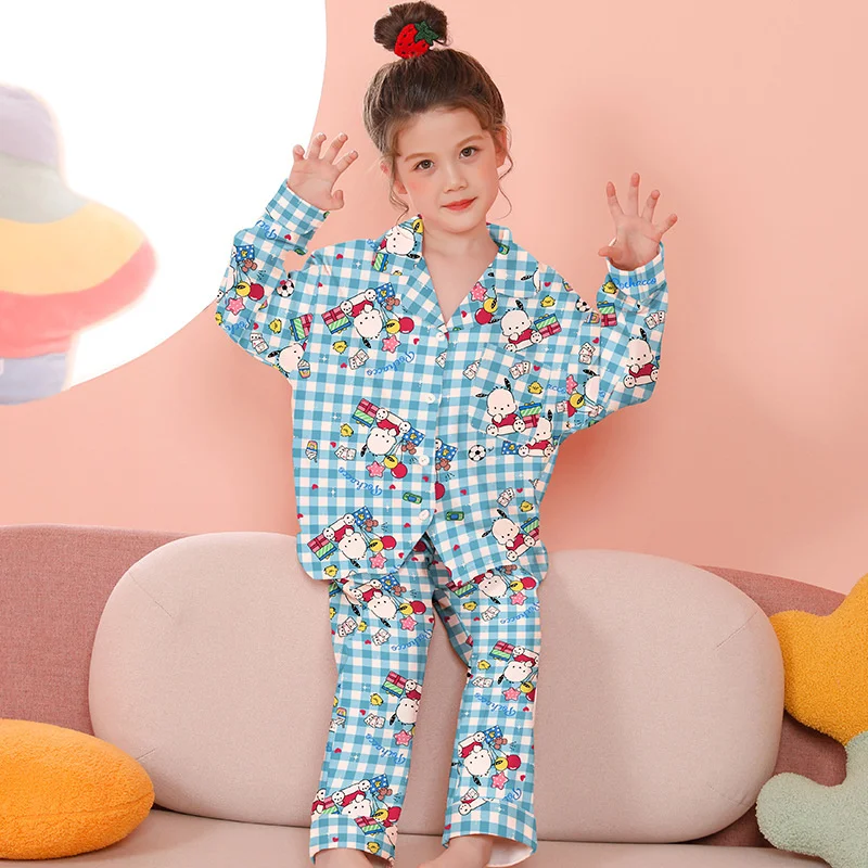 

Милые детские пижамы с длинным рукавом, с рисунком, зимняя/Осенняя детская домашняя пижама