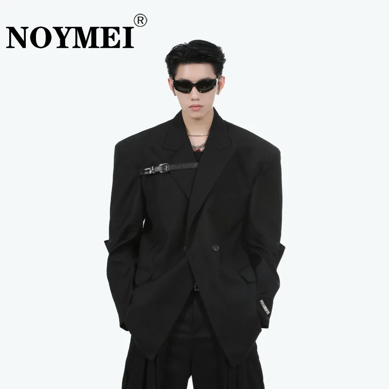 Модный Свободный Блейзер NOYMEI с металлическим украшением, повседневный костюм, куртка, наплечная накладка, однотонный мужской блейзер, осень, WA3237
Модный Свободный Блейзер NOYMEI с металлическим украшением, повседневный костюм, куртка, наплечная накладка, однотонный мужской блейзер, осень, WA3237