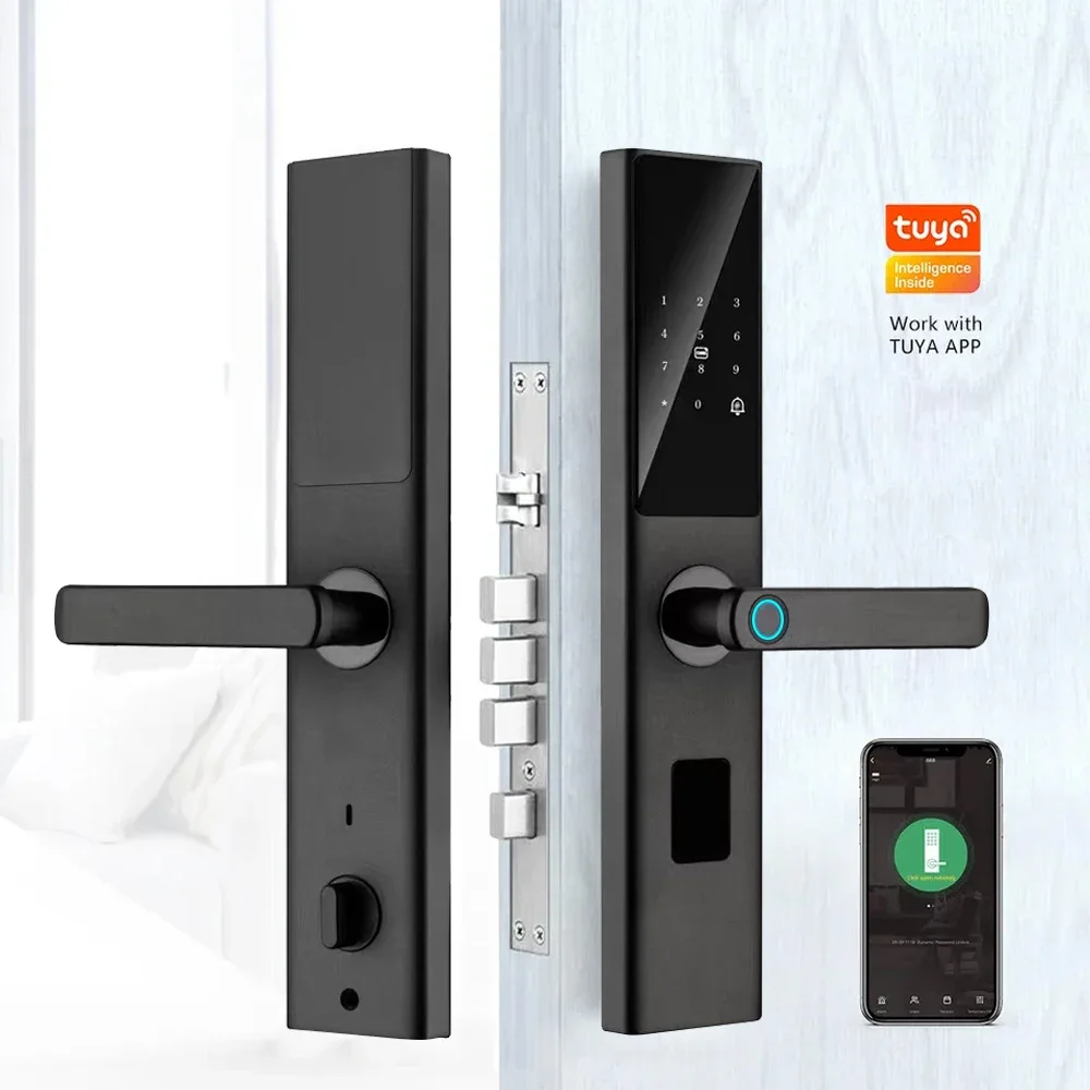 Smart Life/TUYA Alexa locks handle electric password digital smart Ttlock fingerprint door lock cerradura inteligente
Smart Life/TUYA Alexa locks handle electric password digital smart Ttlock fingerprint door lock cerradura inteligente