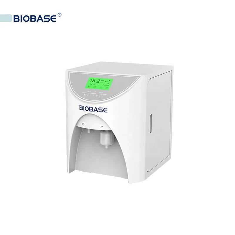 BIOBASE China Ultrapure Water Purifier BK-UP-20L Water Purifier 5 Inch LCD Screen for Lab
BIOBASE China Ultrapure Water Purifier BK-UP-20L Water Purifier 5 Inch LCD Screen for Lab