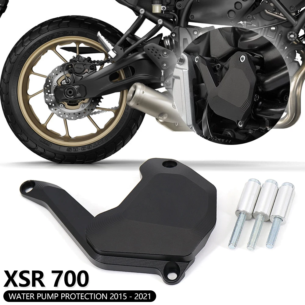 New Black Motorcycle Accessories Water Pump Protection Guard Cover With Screws For Yamaha XSR700 XSR 700 xsr700 2015 - 2021
New Black Motorcycle Accessories Water Pump Protection Guard Cover With Screws For Yamaha XSR700 XSR 700 xsr700 2015 - 2021