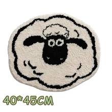 Cute Cartoon Shaun the sheep Rug Imitation lamb Fur Floor Mat Children Bedroom Decorative Carpet Doormat 40x60cm 
Cute Cartoon Shaun the sheep Rug Imitation lamb Fur Floor Mat Children Bedroom Decorative Carpet Doormat 40x60cm