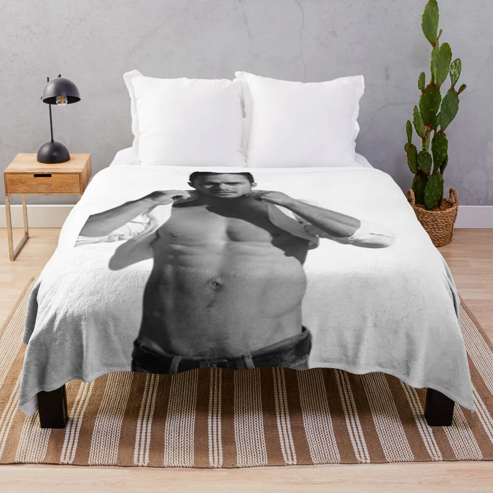 

Taylor Kinney - Chicago Fire Throw Blanket warm winter Fashion Sofas Thermals For Travel Blankets