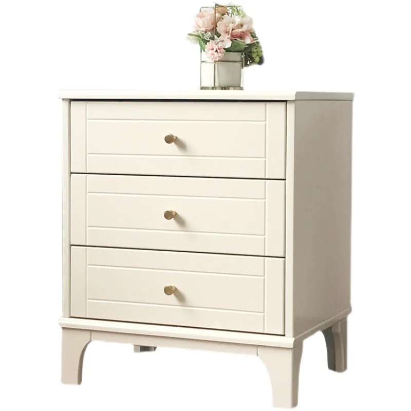 QJJ Solid Wood Bedside Cabinet Three Drawers American Light Luxury Modern Minimalist Nordic Bedroom Mini Side Cabinet
QJJ Solid Wood Bedside Cabinet Three Drawers American Light Luxury Modern Minimalist Nordic Bedroom Mini Side Cabinet