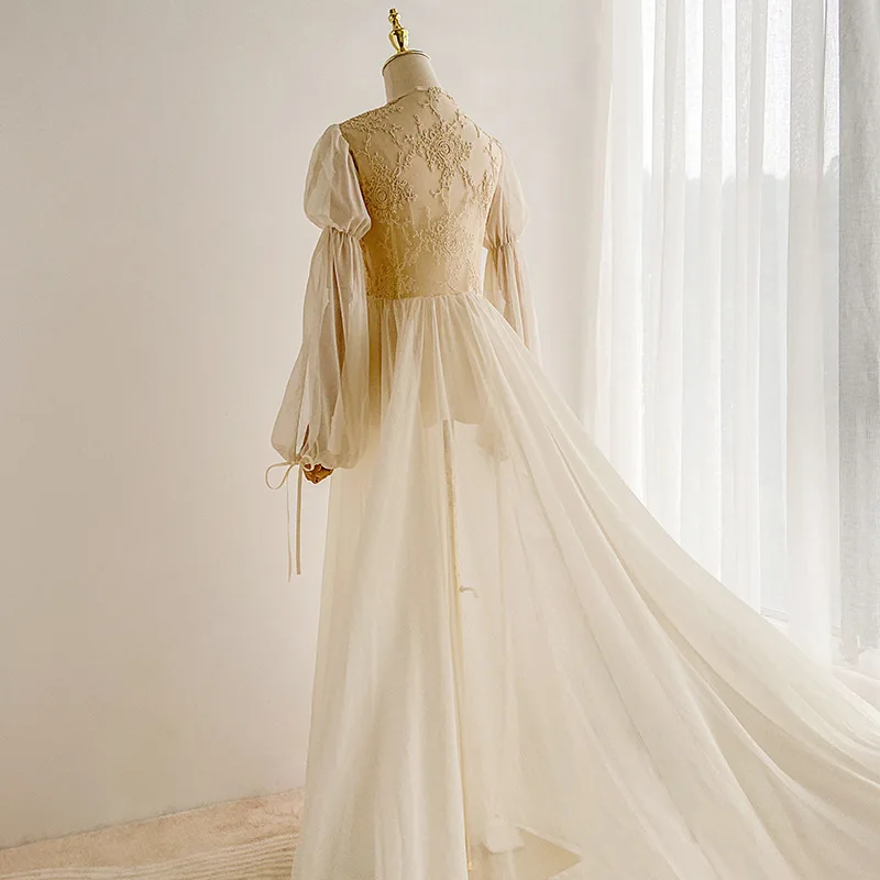Women Bride Bridesmaid Wedding Robe Dress Sleepwear Sexy Lace Sleepwear Kimono Robe Lace Nightgown Bathrobe Gown Homewear
Women Bride Bridesmaid Wedding Robe Dress Sleepwear Sexy Lace Sleepwear Kimono Robe Lace Nightgown Bathrobe Gown Homewear