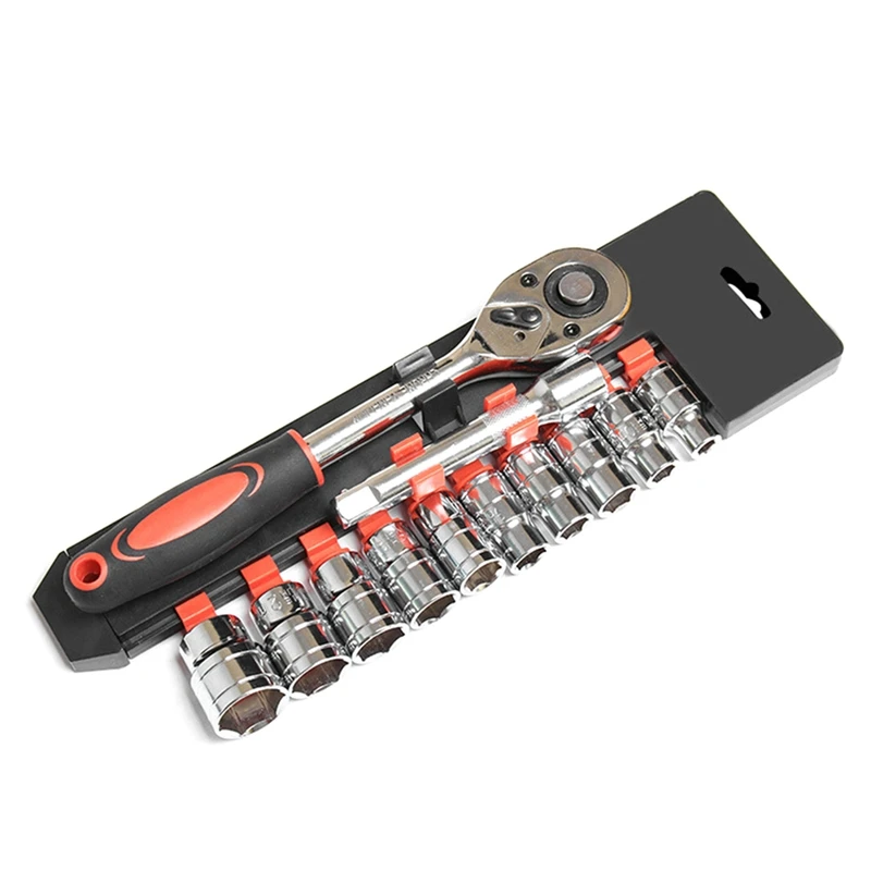 12PCS 3/8 Multifunctional Auto Repair Tool Ratchet Quick Socket Wrench Car Car-Mounted Hardware Box Combination Multifunctional
12PCS 3/8 Multifunctional Auto Repair Tool Ratchet Quick Socket Wrench Car Car-Mounted Hardware Box Combination Multifunctional