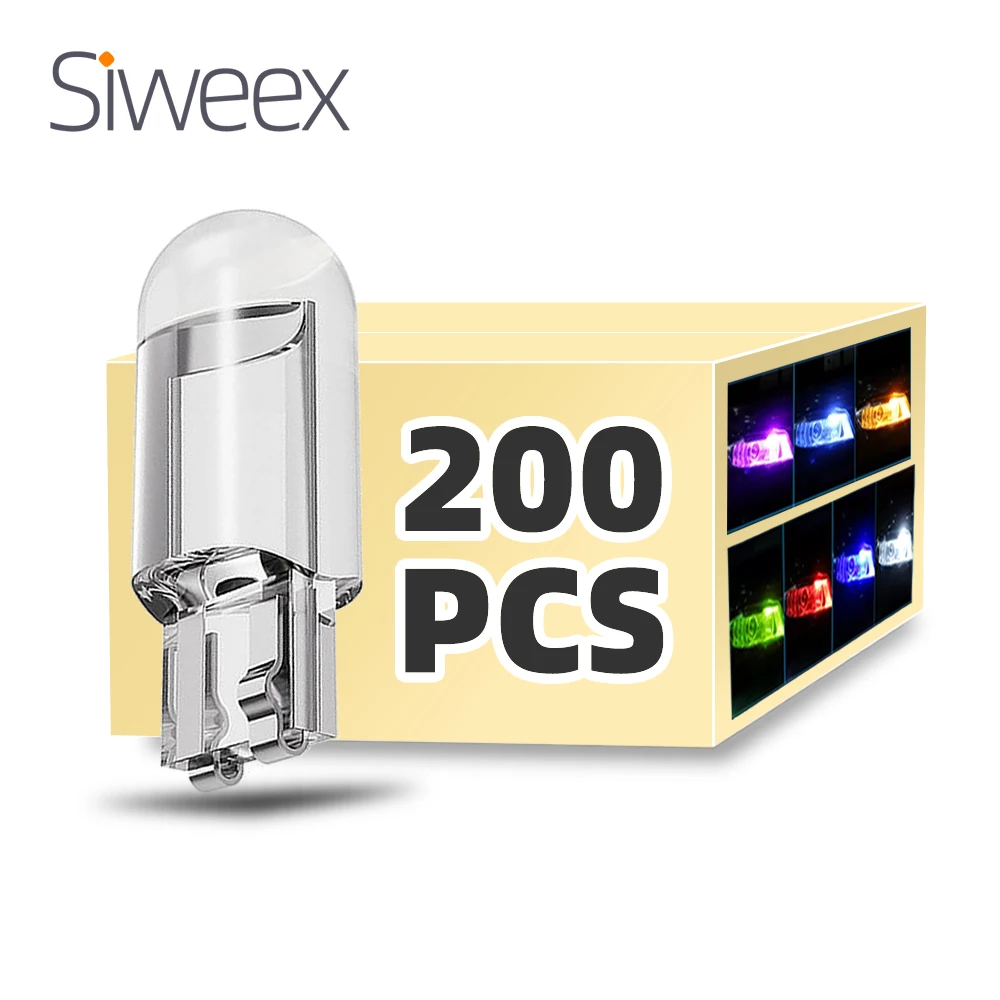 200pcs W5W T10 Car LED Lamp Demo Festoon Reading Map Lights Trunk License Plate Bulbs White Blue Red Green Yellow Pink DC 12V
200pcs W5W T10 Car LED Lamp Demo Festoon Reading Map Lights Trunk License Plate Bulbs White Blue Red Green Yellow Pink DC 12V