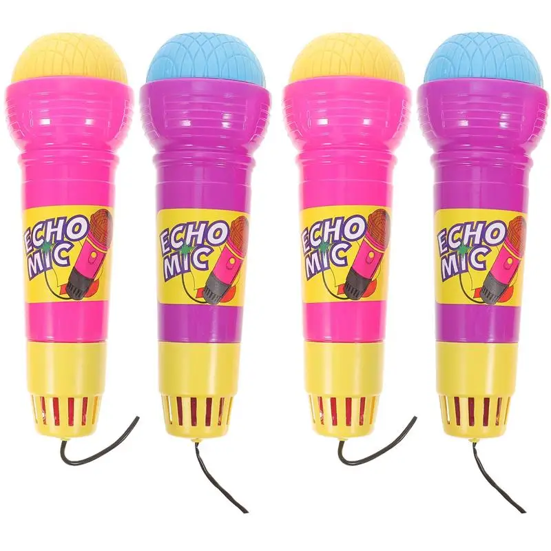 4pcs Echo Microphone Toy Reusable Plastic Microphone Multicolor Microphone Toy For Party Props Random Color
4pcs Echo Microphone Toy Reusable Plastic Microphone Multicolor Microphone Toy For Party Props Random Color