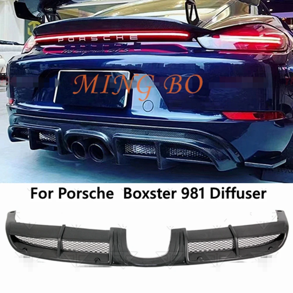 For Porsche Cayman Boxster 981 Car Body Kit 2012-2014 981 Carbon Fiber FRP Rear Bumper Diffuser Lip
For Porsche Cayman Boxster 981 Car Body Kit 2012-2014 981 Carbon Fiber FRP Rear Bumper Diffuser Lip