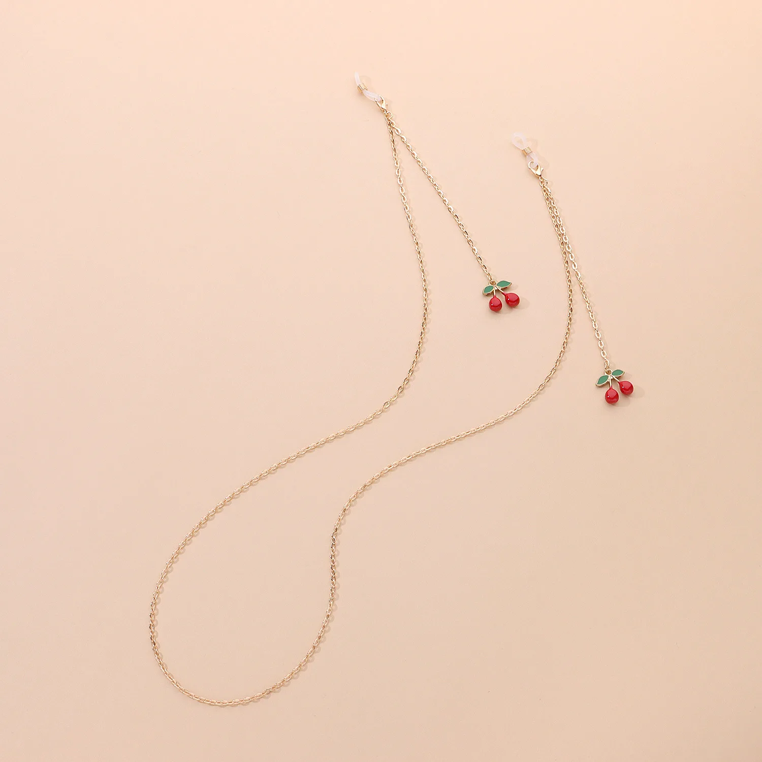 Women New Temperament Popular Red Cherry Pendant Glasses Chain Fashion Metal Chain Glasses Accessories GC1011
Women New Temperament Popular Red Cherry Pendant Glasses Chain Fashion Metal Chain Glasses Accessories GC1011