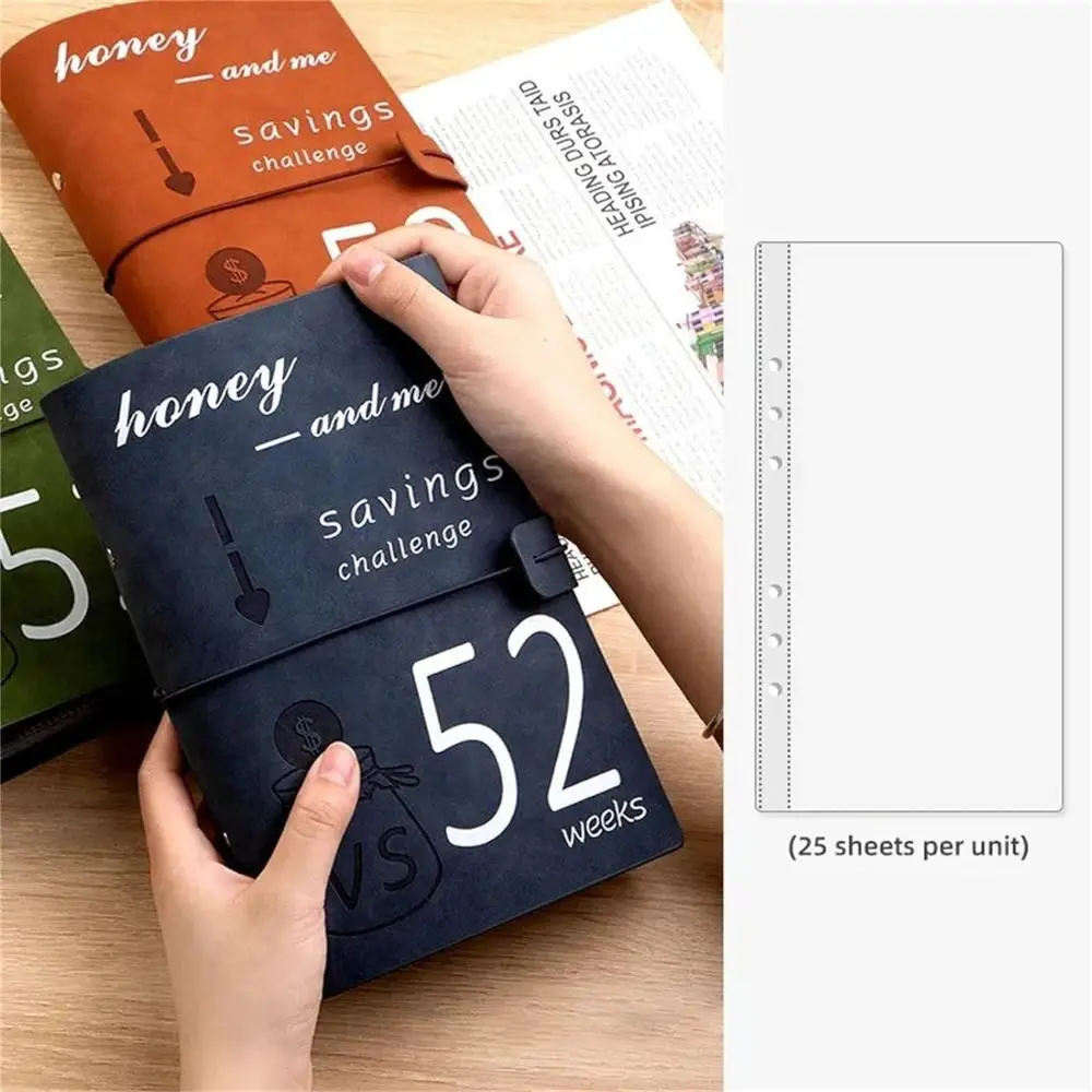 Savings Binder, 52 Week Money Saving Challenge Binder A5 Binder Inserts Cash Envelopes for A5 Planner Binder
Savings Binder, 52 Week Money Saving Challenge Binder A5 Binder Inserts Cash Envelopes for A5 Planner Binder