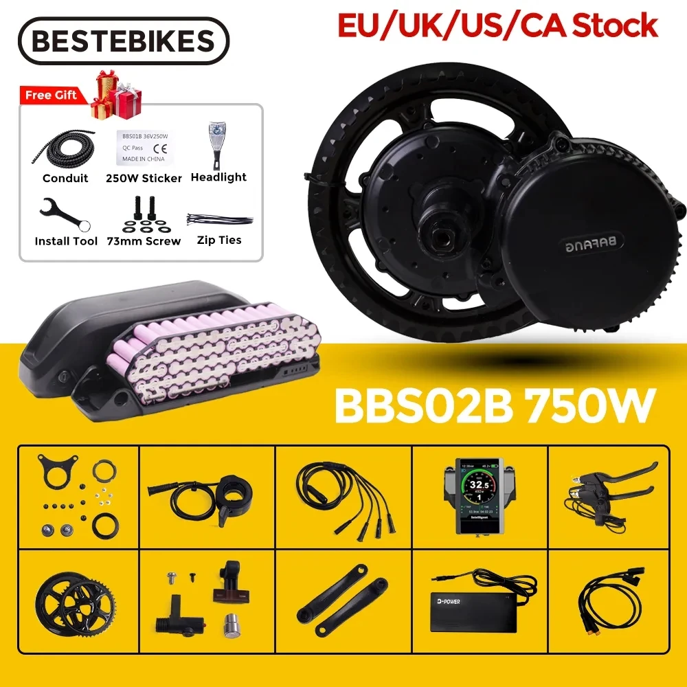Bafang мотор BBS02B BBS02 48V 750W мотор среднего привода электрический велосипед Ebike комплект для преобразования двигателя 48V20AH 52V20AH литиевая батарея комплект
Bafang мотор BBS02B BBS02 48V 750W мотор среднего привода электрический велосипед Ebike комплект для преобразования двигателя 48V20AH 52V20AH литиевая батарея комплект