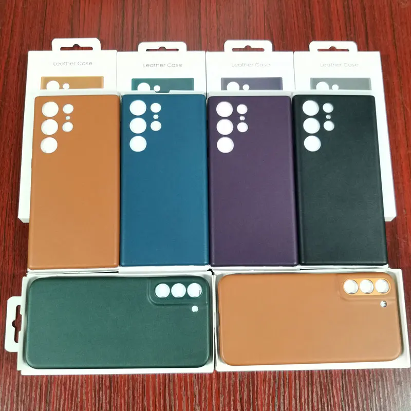 For Samsung Galaxy S24 S23 S22 Ultra Plus Phone Case High Quality Leather Cover Back Protective Case for S23Ultra S22+ S23+ S24+
For Samsung Galaxy S24 S23 S22 Ultra Plus Phone Case High Quality Leather Cover Back Protective Case for S23Ultra S22+ S23+ S24+