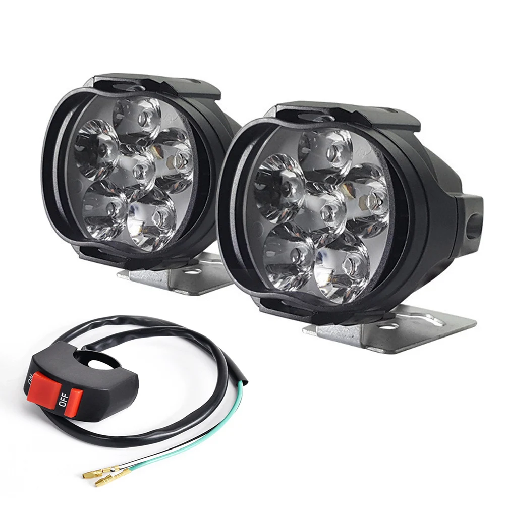 Motorcycle LED Auxiliary Headlight 6 Leds High Bright Waterproof Spotlights Scooters Work Light Switch Brightness Spot Lights
Motorcycle LED Auxiliary Headlight 6 Leds High Bright Waterproof Spotlights Scooters Work Light Switch Brightness Spot Lights