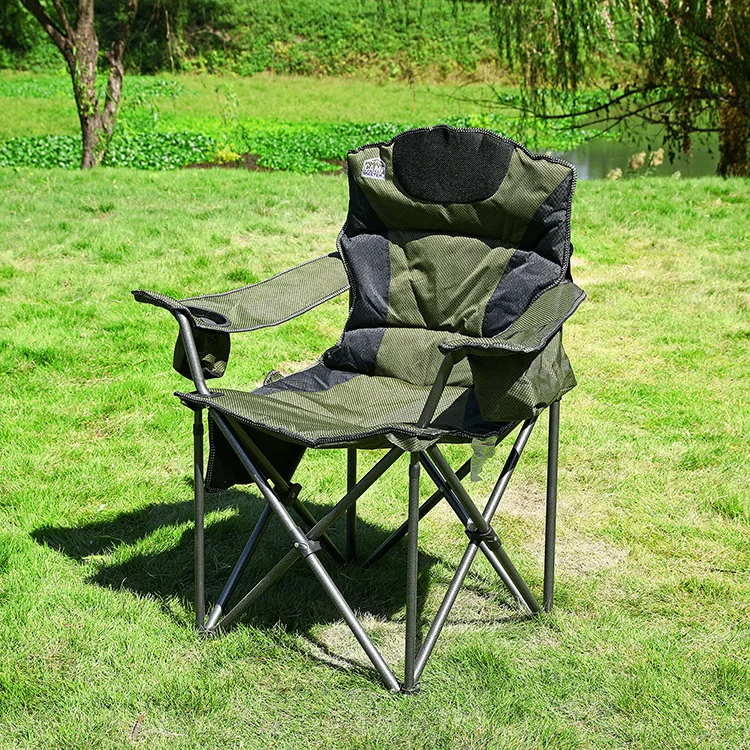 Outdoor camping folding chair Portable thermal insulation leisure chair Thickened Oxford cloth beach chair Comfortable
Outdoor camping folding chair Portable thermal insulation leisure chair Thickened Oxford cloth beach chair Comfortable