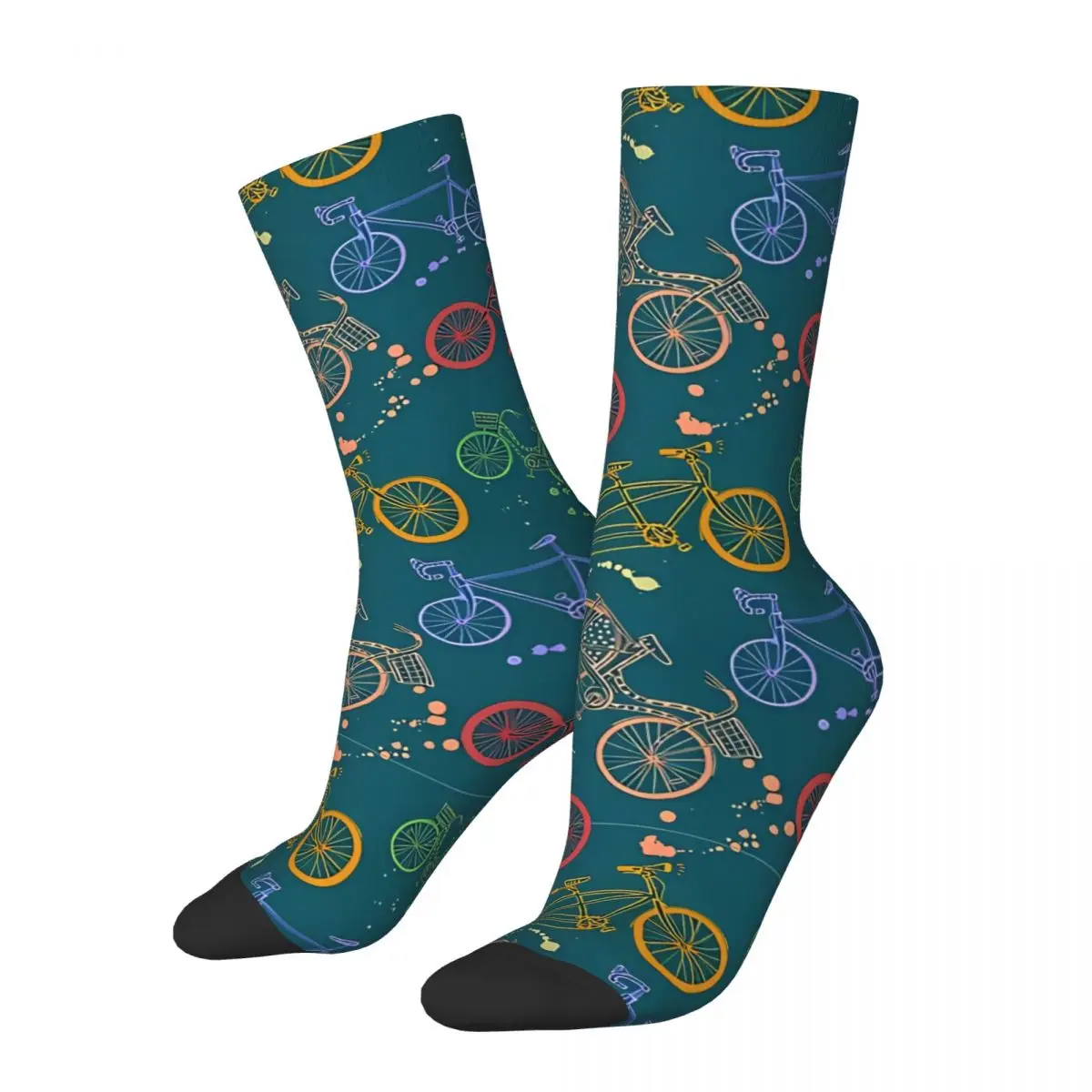 Happy Funny Multicolor Bicycles Men's Socks Retro Harajuku Cycling Street Style Novelty Casual Crew Crazy Sock Gift Printed 
Happy Funny Multicolor Bicycles Men's Socks Retro Harajuku Cycling Street Style Novelty Casual Crew Crazy Sock Gift Printed