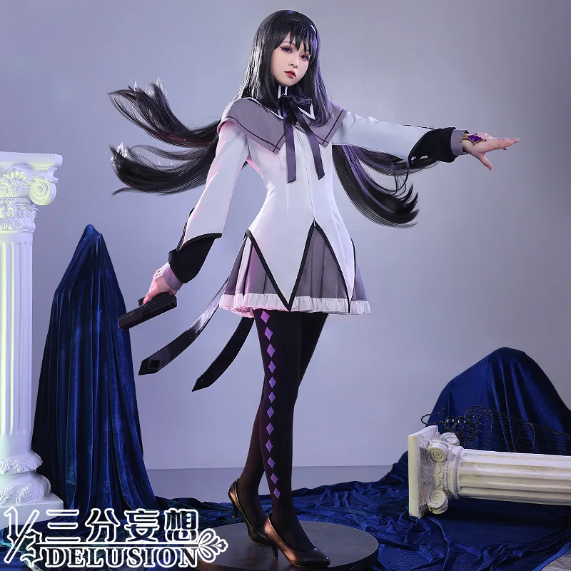 Костюм для косплея COS-KiKi из аниме «Puella Magi Madoka Magica Akemi Homura» 
Костюм для косплея COS-KiKi из аниме «Puella Magi Madoka Magica Akemi Homura»