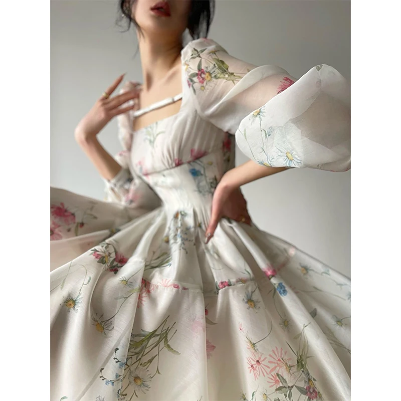 Summer Frence Fashion Elegant Mini Dress Woman Casual Long Sleeve Short Party Dress Beach Style Korea Vintage Dress Woman 2023
Summer Frence Fashion Elegant Mini Dress Woman Casual Long Sleeve Short Party Dress Beach Style Korea Vintage Dress Woman 2023
