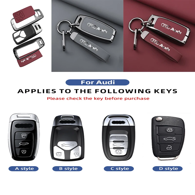 Car Key Fob Cover Case High quality for Audi A4 A3 A5 A6 A6 A7 A8 Q5 S5 S7 S8 Protect Shell decoration protection Key Case
Car Key Fob Cover Case High quality for Audi A4 A3 A5 A6 A6 A7 A8 Q5 S5 S7 S8 Protect Shell decoration protection Key Case