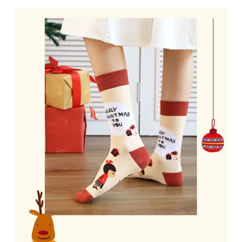 New Cross-border Foreign Trade Santa Socks Spring Summer Snowman Cartoon Tube Socks Trend Men's and Women's Cotton Socks
New Cross-border Foreign Trade Santa Socks Spring Summer Snowman Cartoon Tube Socks Trend Men's and Women's Cotton Socks