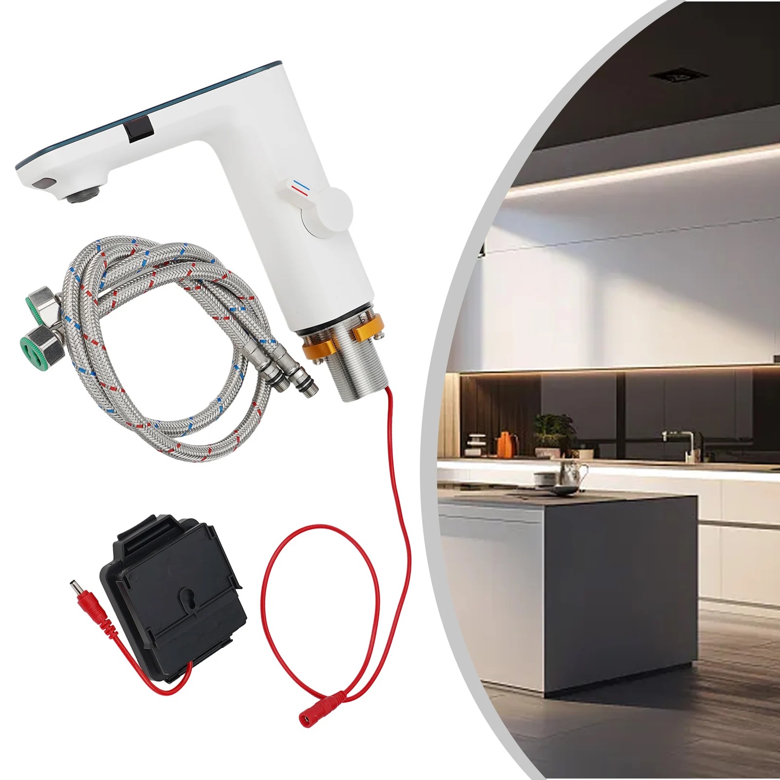 Digital Display Screen Smart Sensor Basin Faucet Hot Cold Water Mixer Tap Classic Modern Design Chrome Finish
Digital Display Screen Smart Sensor Basin Faucet Hot Cold Water Mixer Tap Classic Modern Design Chrome Finish