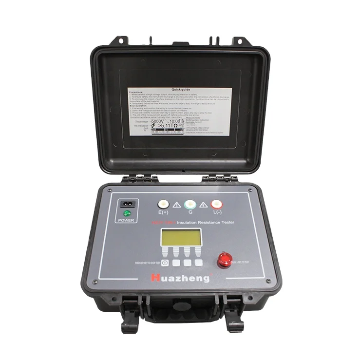 Huazheng Electric Wholesale Price HZJY-10k-I 10kV High Voltage Digital Electrical IR Insulation Resistance Tester
Huazheng Electric Wholesale Price HZJY-10k-I 10kV High Voltage Digital Electrical IR Insulation Resistance Tester