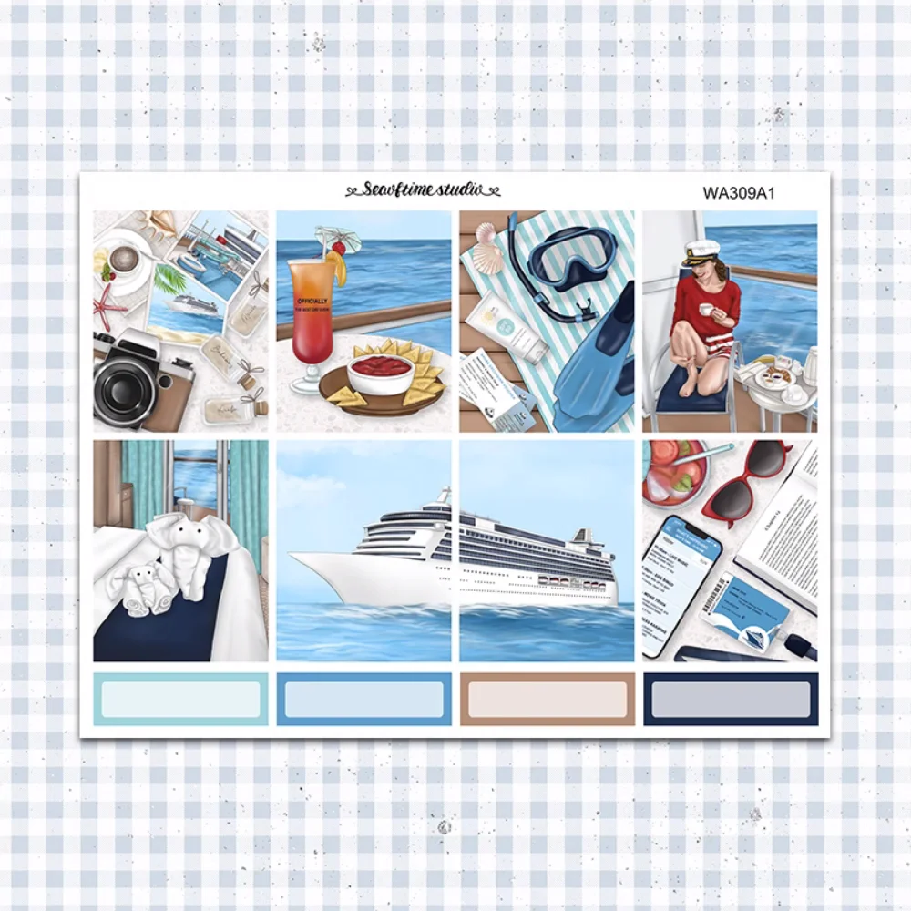 Sea Cruise Vacation Stationery Stickers Set Decorative Sticker DIY Diary Stickers School Supplies For ERIN CONDREN HP
Sea Cruise Vacation Stationery Stickers Set Decorative Sticker DIY Diary Stickers School Supplies For ERIN CONDREN HP