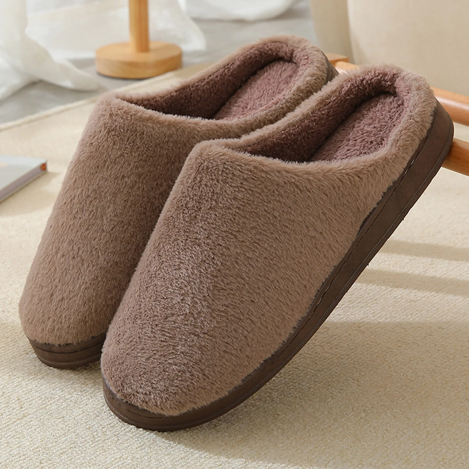 Winter Indoor Women Slippers House Plush Soft Cotton Slippers Non-Slip Floor Shoes Home Slippers Couple Slides for Bedroom
Winter Indoor Women Slippers House Plush Soft Cotton Slippers Non-Slip Floor Shoes Home Slippers Couple Slides for Bedroom