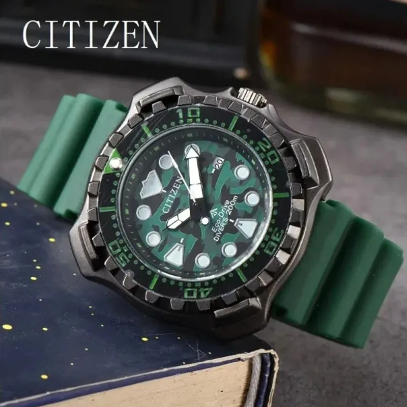 CITIZEN Men's Watch Top Brand New Luxury Rubber Sport Watch Men Quartz Date Clock Waterproof Wristwatch Chronograph Clocks Man
CITIZEN Men's Watch Top Brand New Luxury Rubber Sport Watch Men Quartz Date Clock Waterproof Wristwatch Chronograph Clocks Man