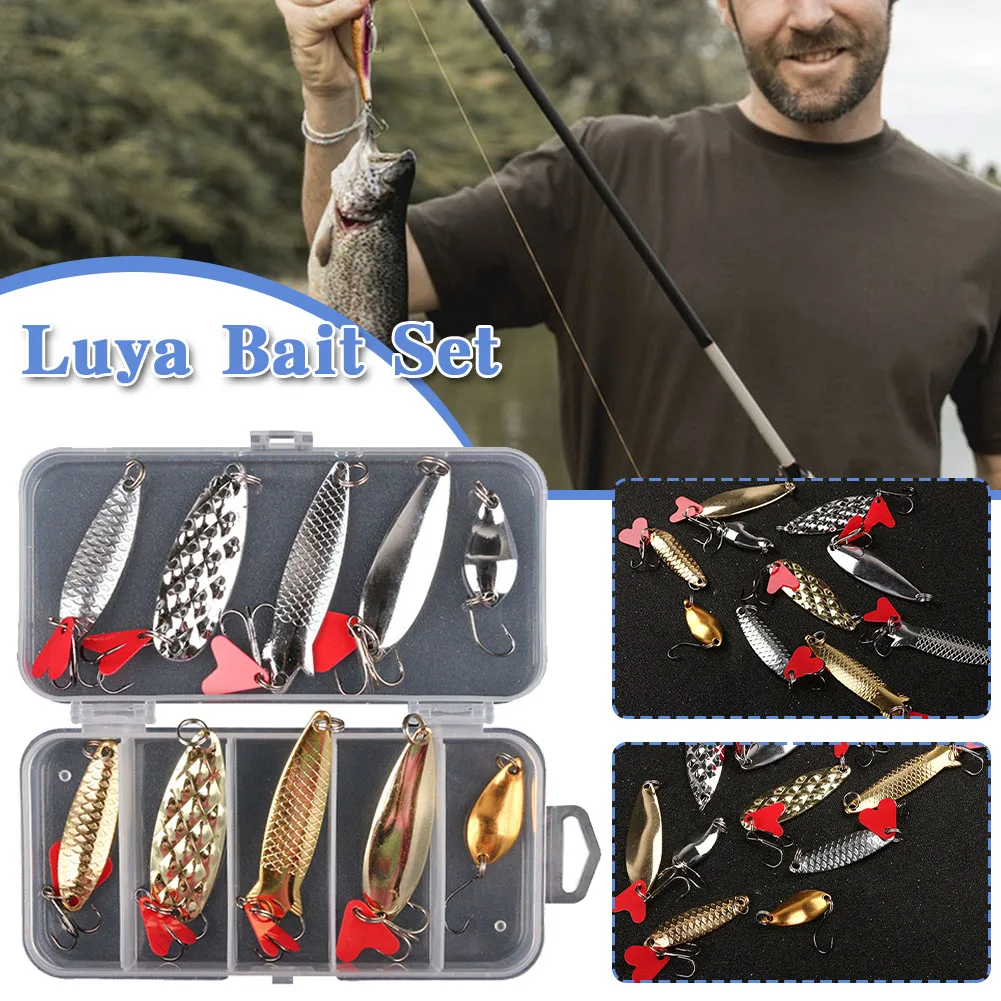 Silver Golden Pineapples Sequin Fishing Lure Set Durable Fishing Tackle Lure Bait For Sea River Fishing
Silver Golden Pineapples Sequin Fishing Lure Set Durable Fishing Tackle Lure Bait For Sea River Fishing