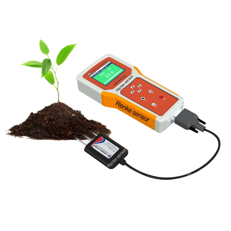 Soil NPK EC PH Analyzer Temperature Moisture nutrient Sensor with Portable Handheld Display Terminal
Soil NPK EC PH Analyzer Temperature Moisture nutrient Sensor with Portable Handheld Display Terminal
