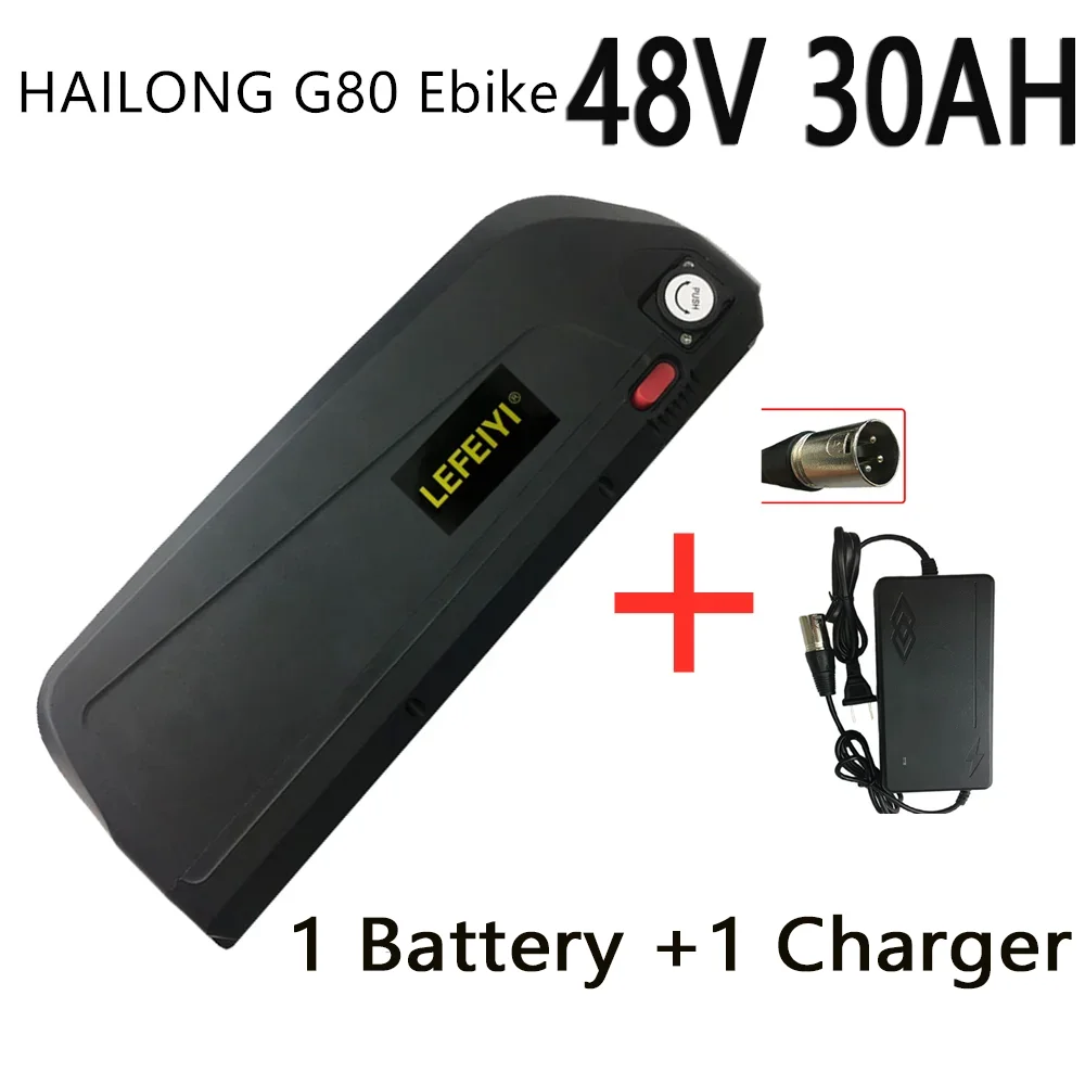 48V Hailong G80 Ebike Battery 30Ah 18650 cell Battery Pack for 750W 500W 350W 1500W 1000W Motor
48V Hailong G80 Ebike Battery 30Ah 18650 cell Battery Pack for 750W 500W 350W 1500W 1000W Motor