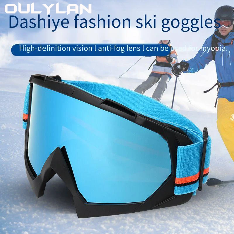 Oulylan Brand Professional Ski Goggles Double Layers Lens Anti-fog UV400 Big Ski Glasses Skiing Snowboard Men Women Snow Goggles
Oulylan Brand Professional Ski Goggles Double Layers Lens Anti-fog UV400 Big Ski Glasses Skiing Snowboard Men Women Snow Goggles