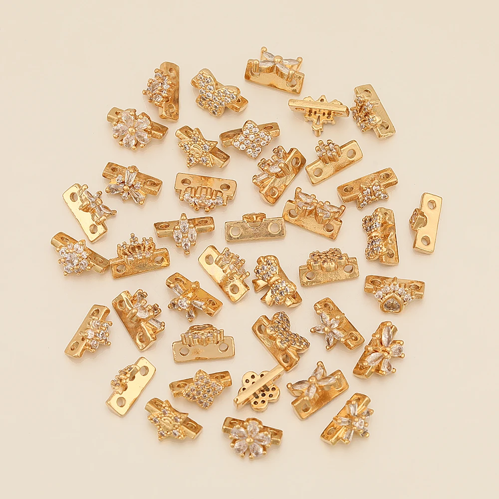 WHSOK 50Pcs Copper Metal/Multi Designs/Hand Made/CZ Stone/Bracelet Spacers/Jewelry Accessories/Jewelry Findings & Components 
WHSOK 50Pcs Copper Metal/Multi Designs/Hand Made/CZ Stone/Bracelet Spacers/Jewelry Accessories/Jewelry Findings & Components