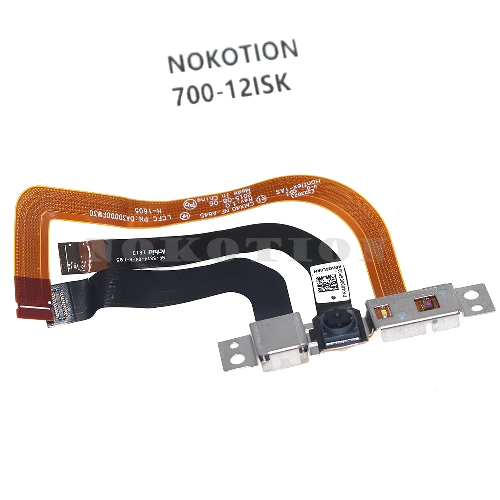 CMX40 NF-A654 DA3000FW30 HF-5514-04-A-T05 PK40000SF00 для lenovo yoga MIIX 700-12ISK 710-12IKB веб-камера для передней и задней камеры
CMX40 NF-A654 DA3000FW30 HF-5514-04-A-T05 PK40000SF00 для lenovo yoga MIIX 700-12ISK 710-12IKB веб-камера для передней и задней камеры
